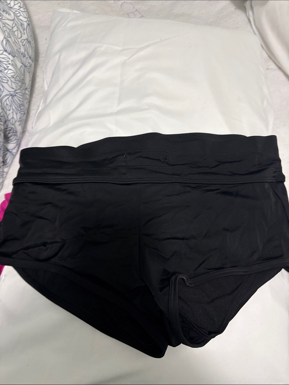 Joe Fresh Black High-Waist Swim Briefs